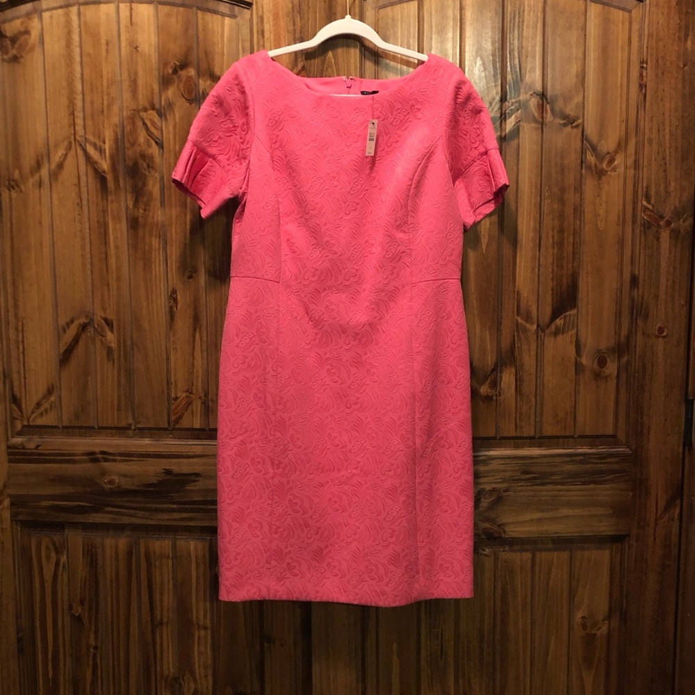 Brand new never worn Talbots dress. Pink size 14